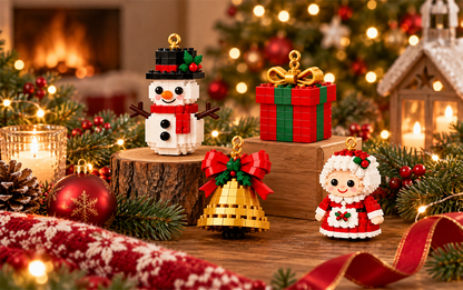 🎄 Kalendarz adwentowy z 24 mini ozdobami świątecznymi wykonanymi z kostek 🎉🎉